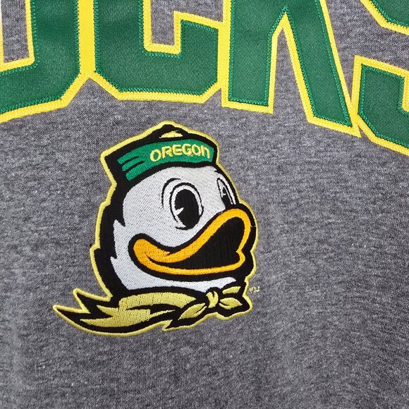 Oregon Ducks Men's Captivating Brand Pullover Embroidered Hoodie Gray Sz XL NWT - Picture 2 of 8